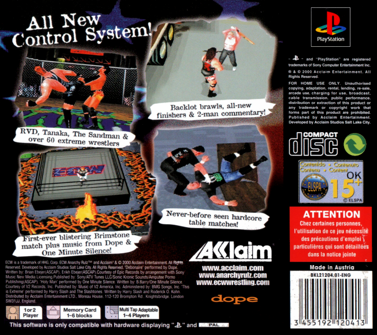 ECW Anarchy Rulz - Dos