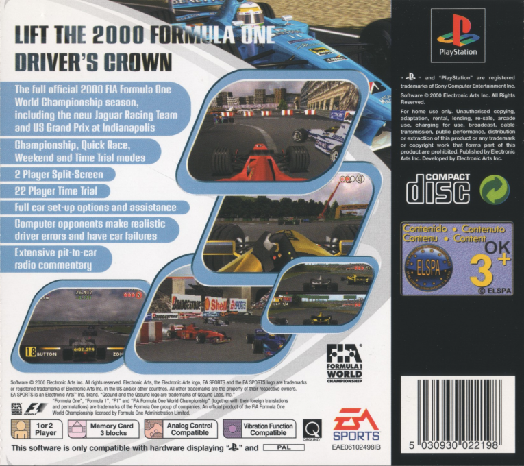 F1 2000 - Dos