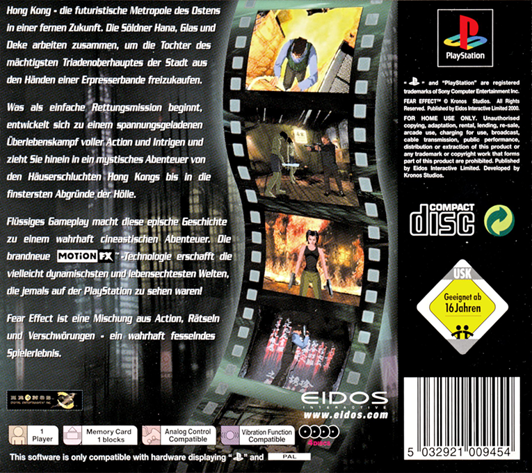 Fear Effect - Dos