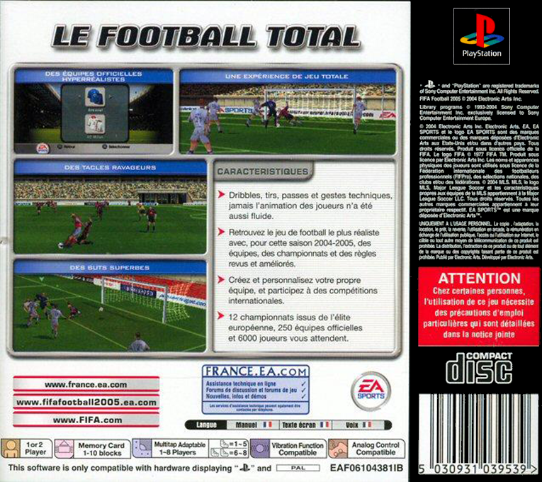FIFA Soccer 2002 - Dos