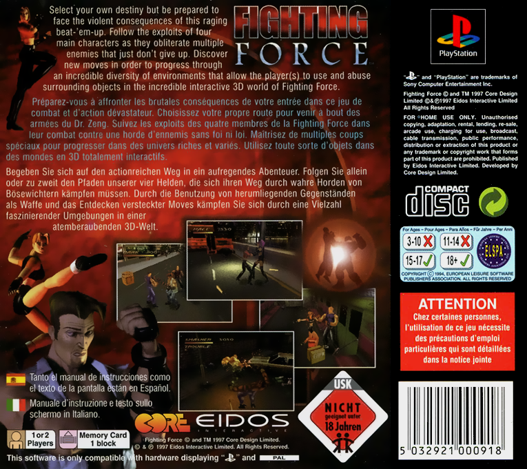 Fighting Force - Dos