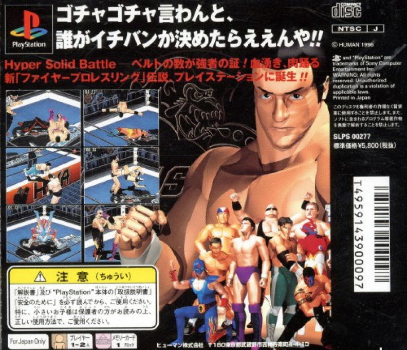 Fire Pro Wrestling - Iron Slam '96 - Dos