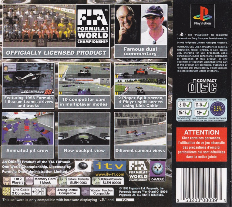 Formula 1 '98 - Dos