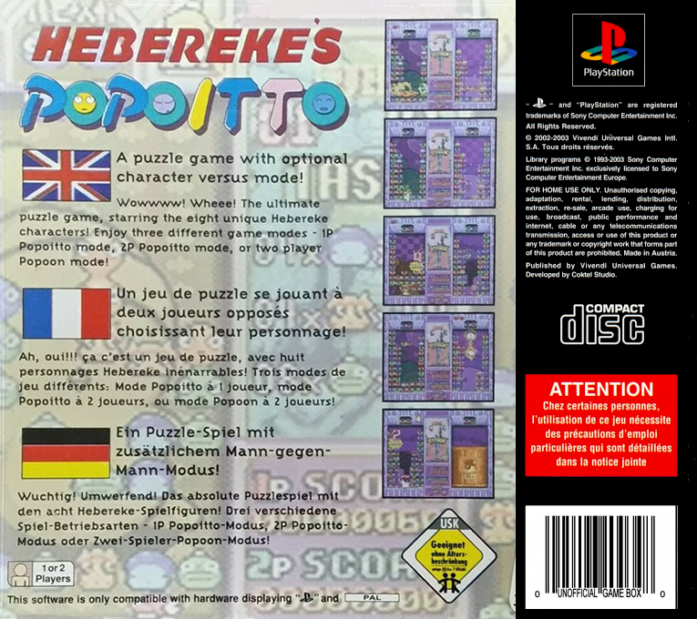 Hebereke's Popoitto - Dos