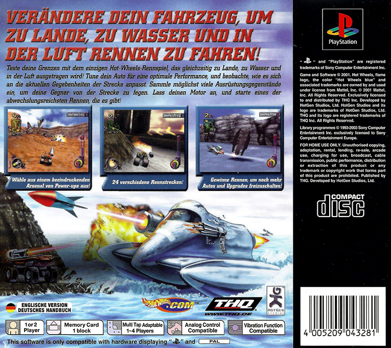 Hot Wheels : Extreme Racing - Dos