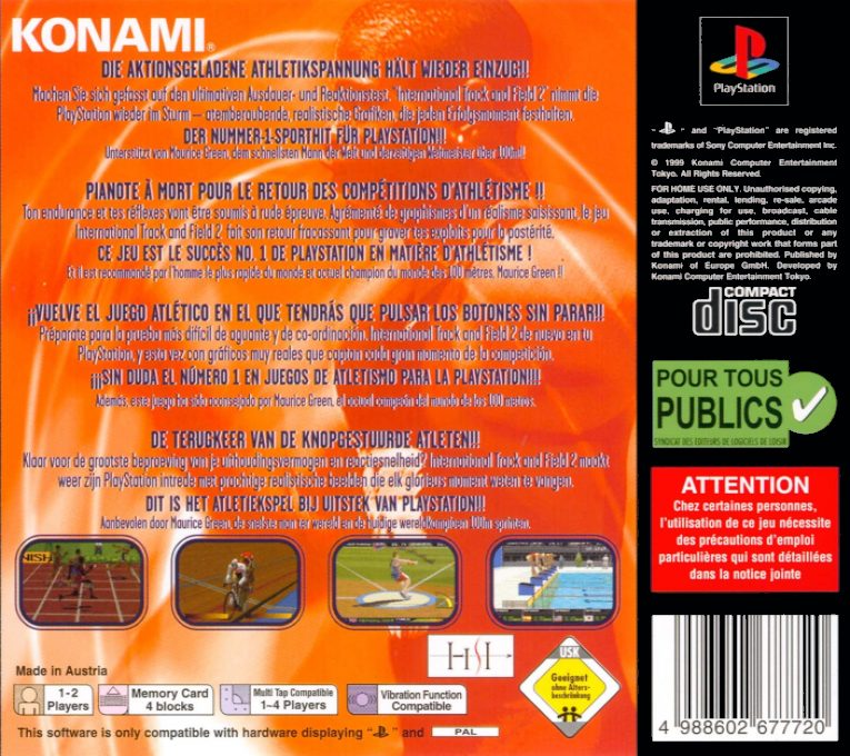 International Track & Field 2000 dos