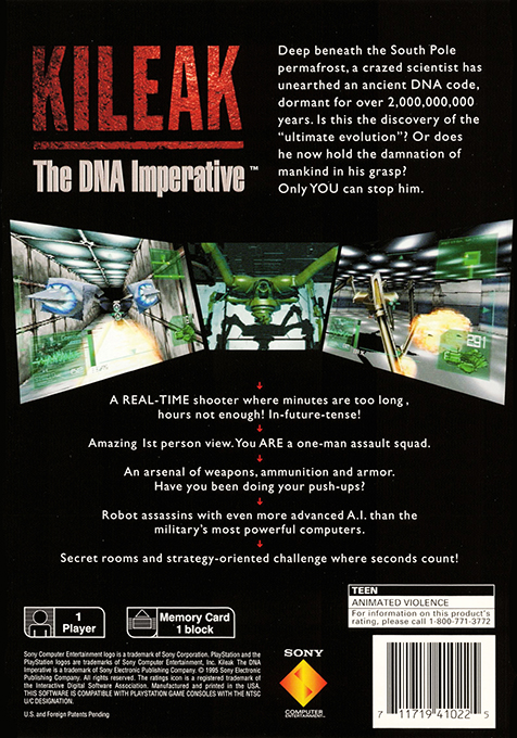 Kileak : The DNA Imperative - Dos