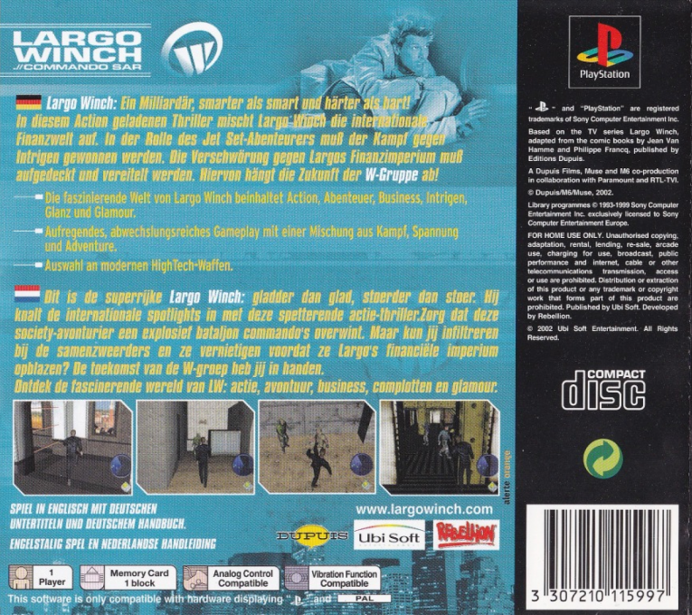 Largo Winch .// Commando SAR - Dos