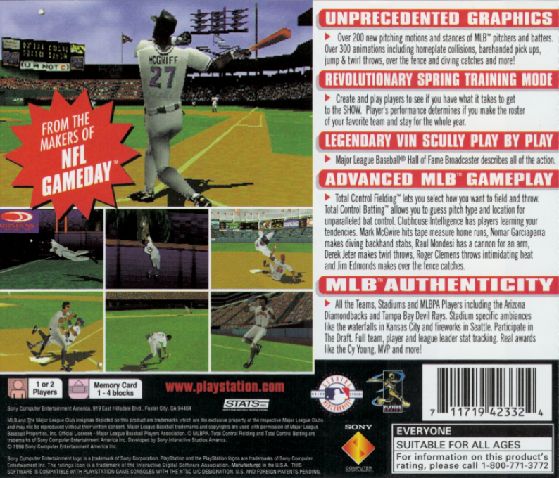 MLB 99 - Dos