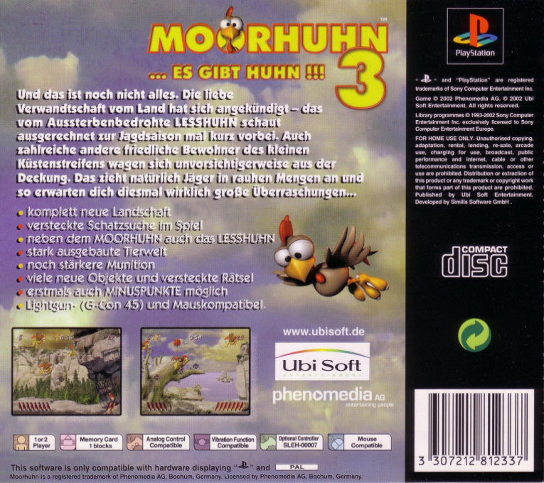 Moorhen 3 - Chicken Chase - Dos