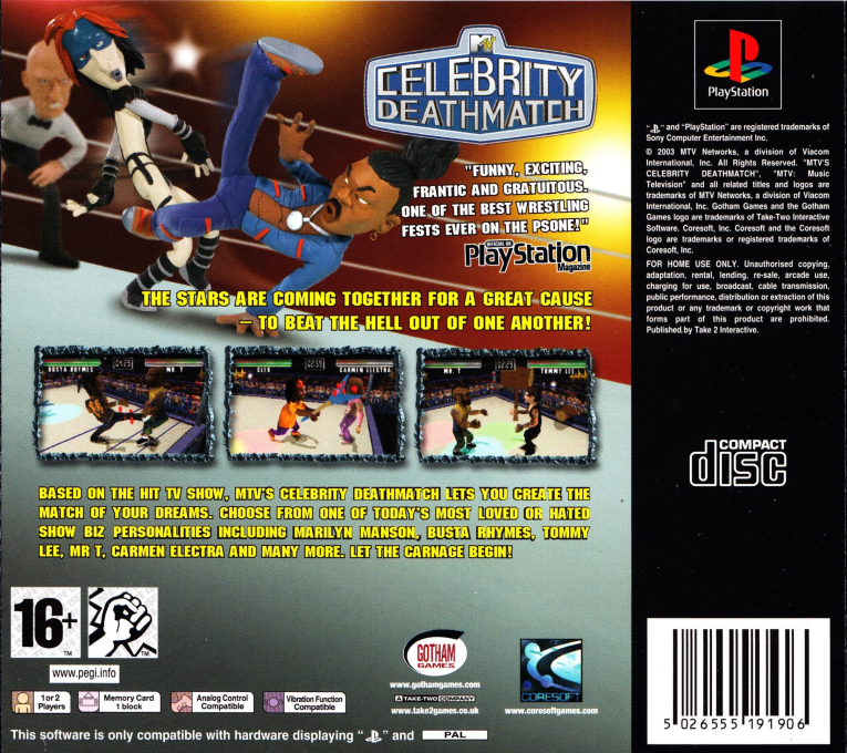 MTV Celebrity Deathmatch - Dos