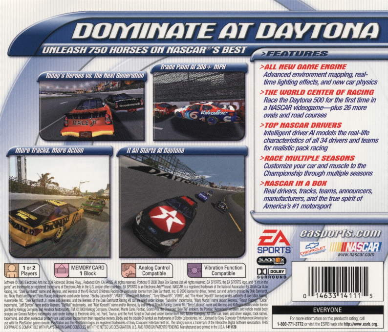 NASCAR 2000 - Dos