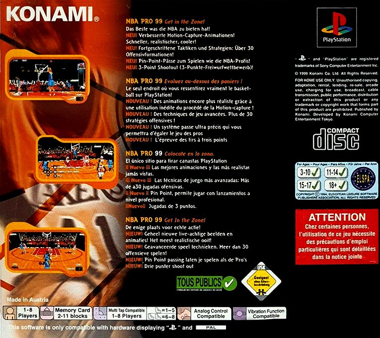 NBA in the Zone '99 dos