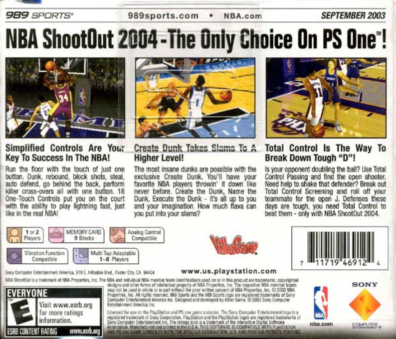 NBA ShootOut 2000 - Dos