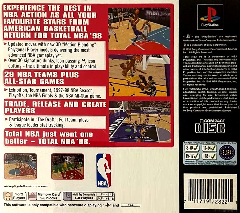 NBA ShootOut 98 dos