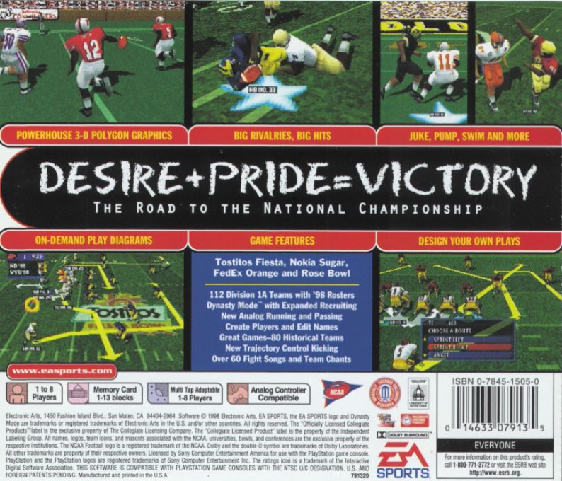 NCAA Football 99 dos