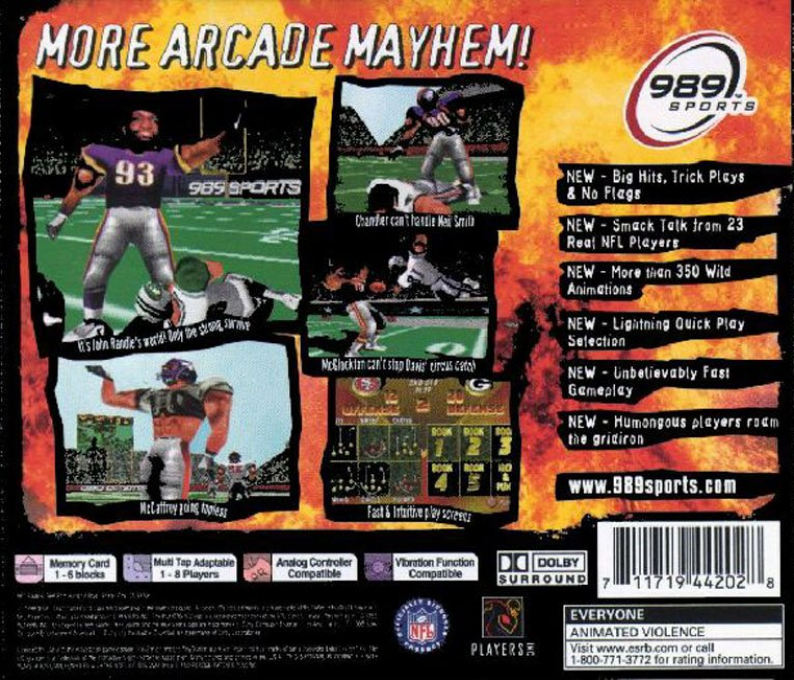 Nfl Xtreme 2 dos