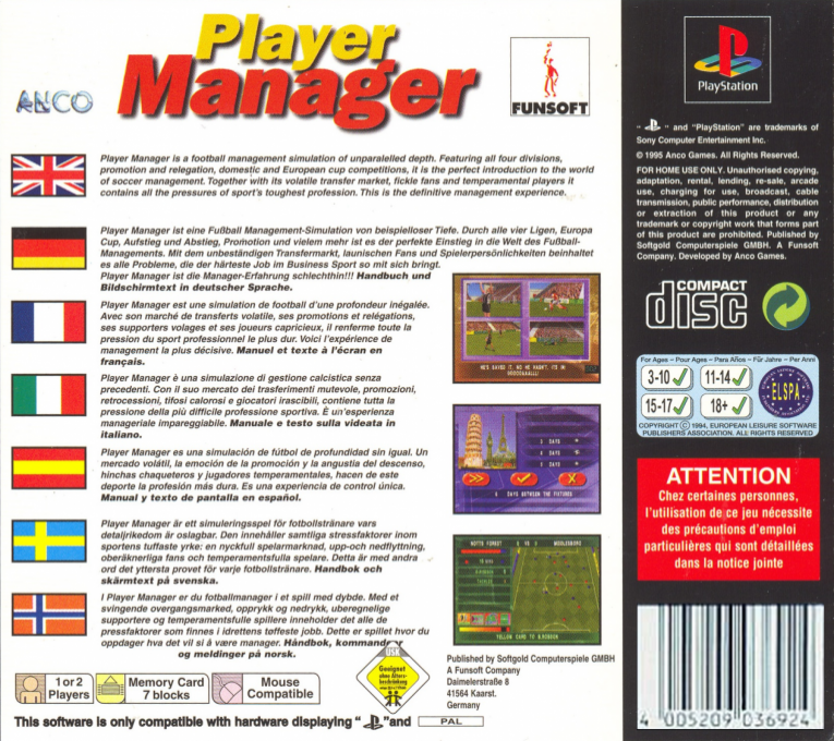 Player Manager - Dos