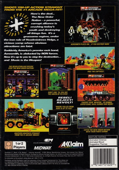 Revolution X : Music Is the Weapon - Dos