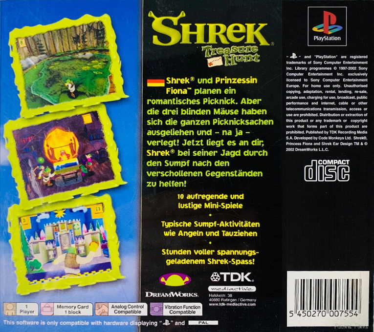 Shrek Treasure Hunt - Dos