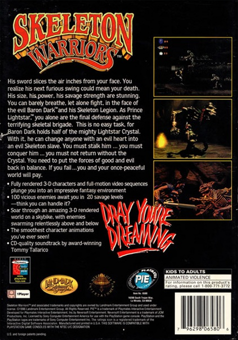 Skeleton Warriors - Dos