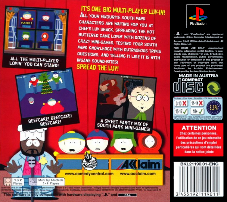 South Park : Chef's Luv Shack - Dos