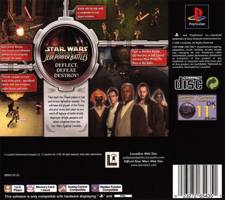 Star Wars : Episode I, Jedi Power Battles - Dos