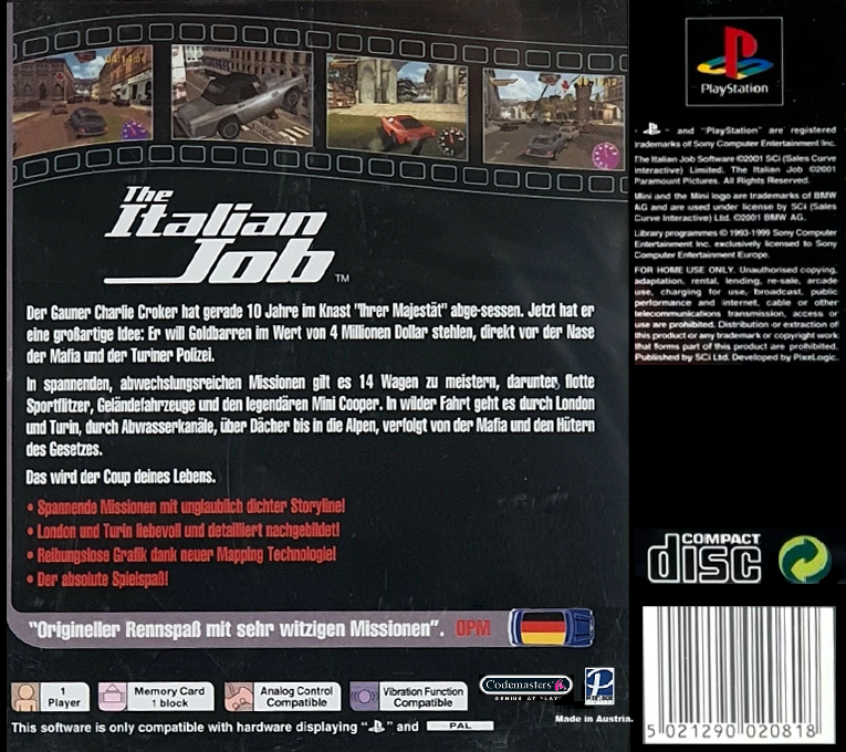 The Italian Job - Dos