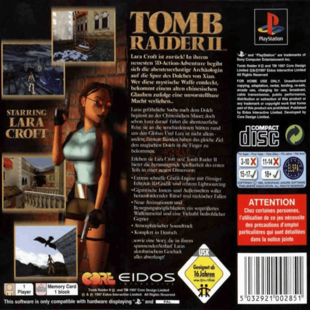 Tomb Raider II : Starring Lara Croft - Dos