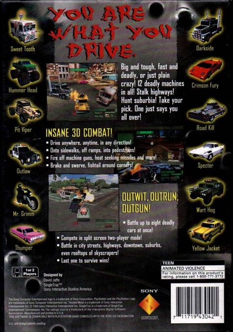 Twisted Metal - Dos