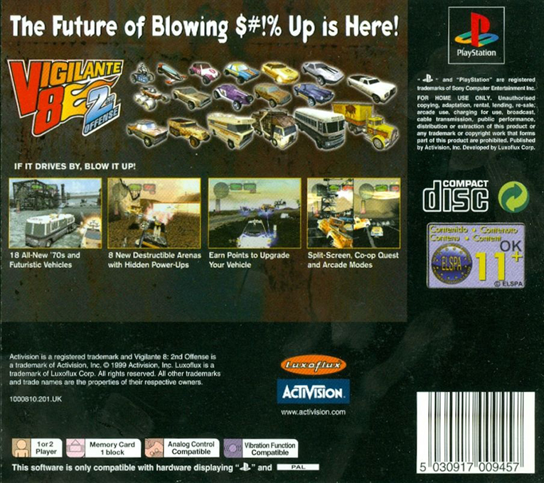 Vigilante 8 : 2nd Offense - Dos