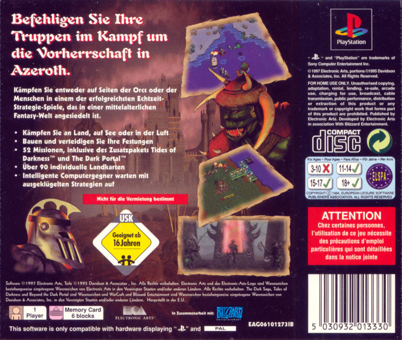 WarCraft II : The Dark Saga - Dos