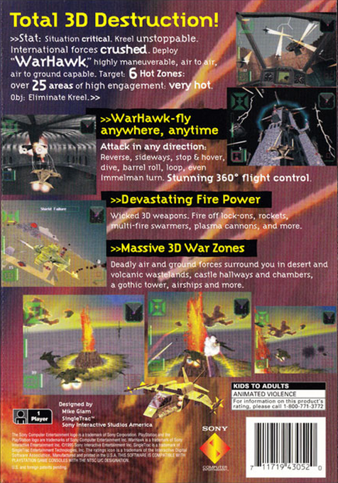 Warhawk : The Red Mercury Missions - Dos