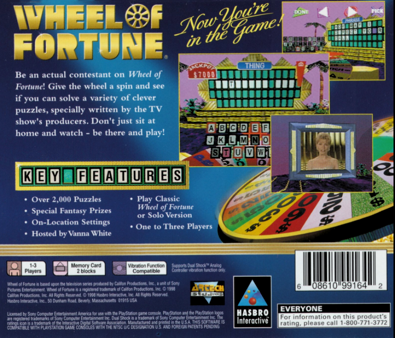 Wheel of Fortune - Dos
