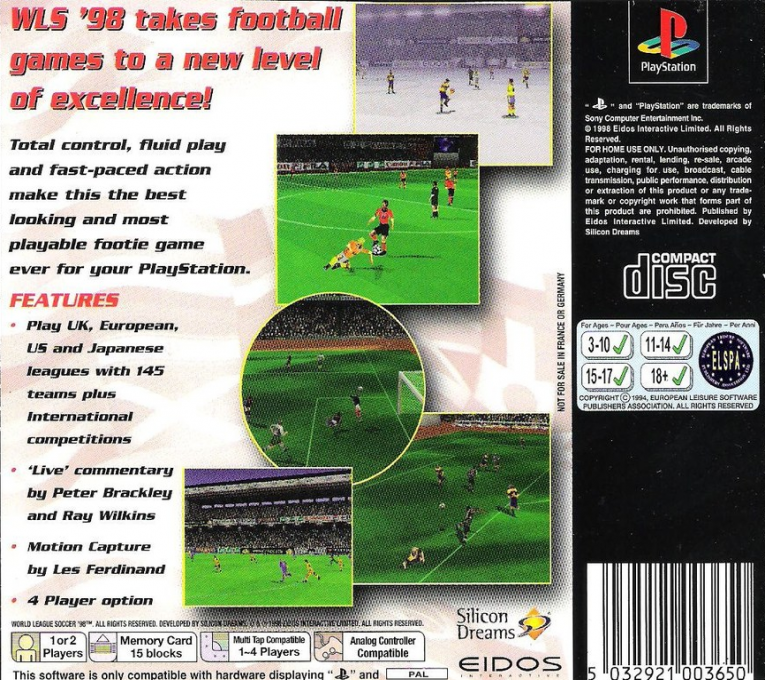 World League Soccer 98 - Dos