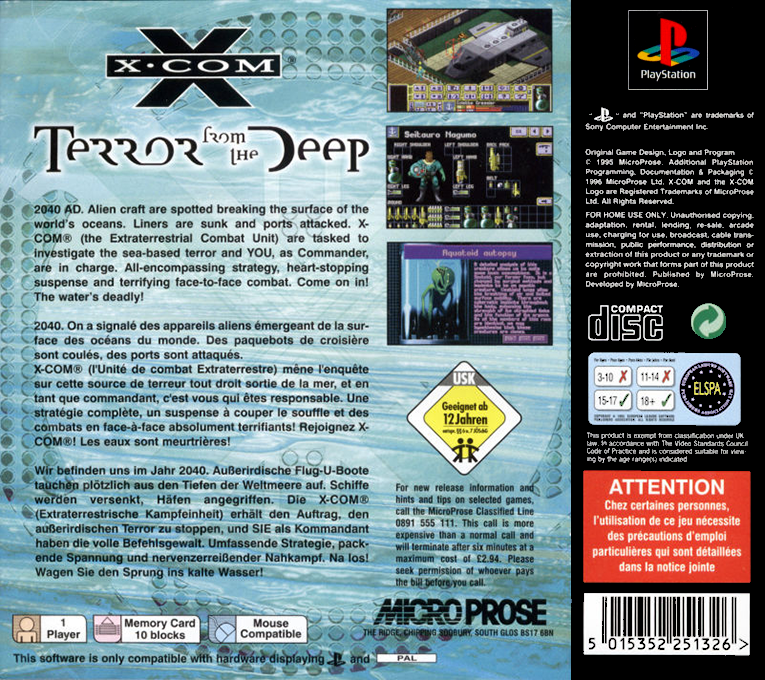 X-com - Terror From The Deep - Dos