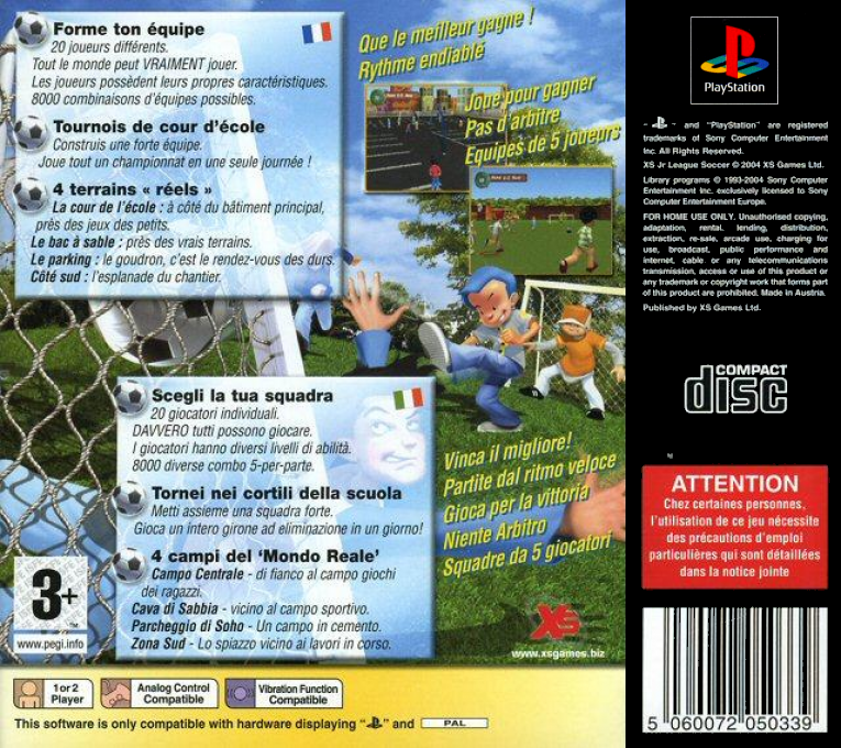 XS Junior League Soccer - Dos