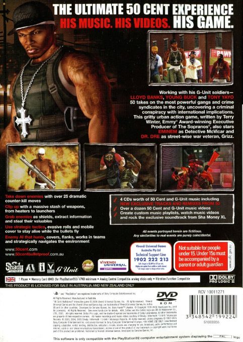 50 Cent : Bulletproof dos