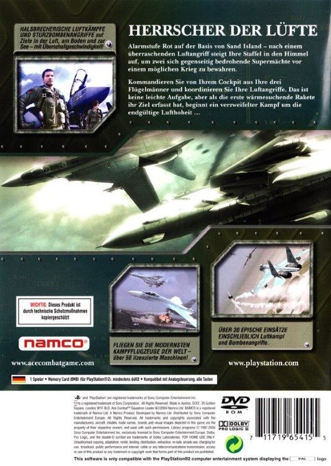 Ace Combat 5 : The Unsung War - Dos