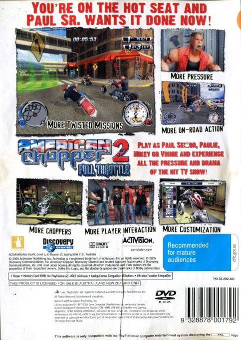 American Chopper 2 : Full Throttle dos