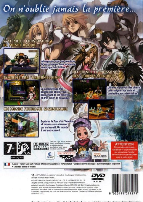 Ar tonelico : Melody of Elemia - Dos