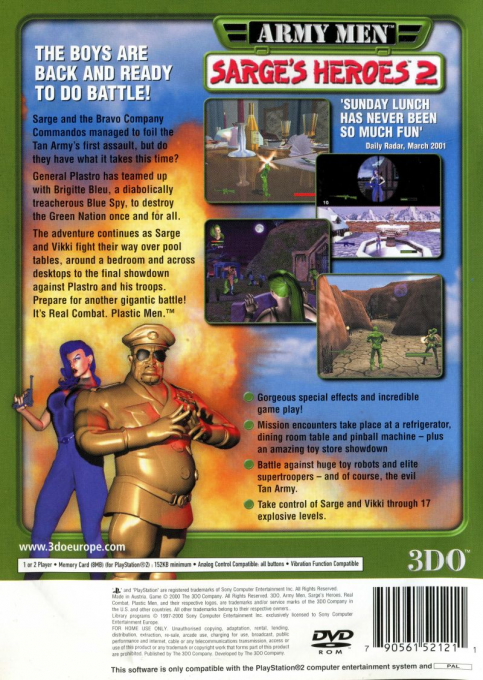 Army Men : Sarge's Heroes 2 - Dos