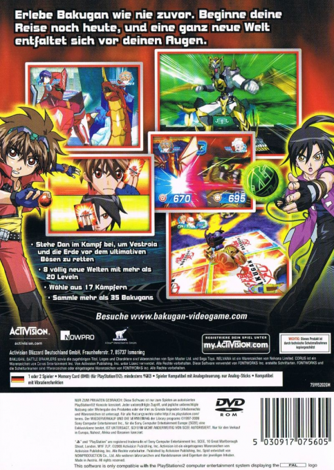 Bakugan : Battle Brawlers - Dos