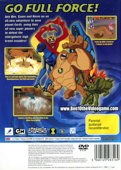 Ben 10 : Alien Force - Dos