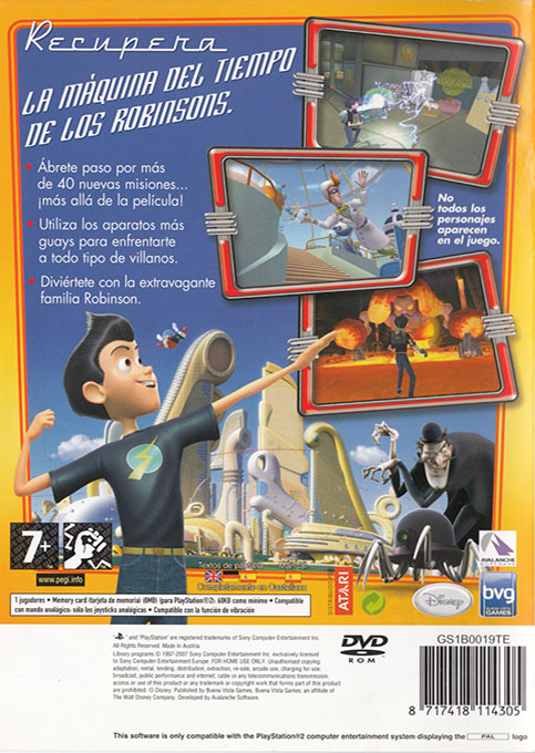 Bienvenue Chez Les Robinson - Dos