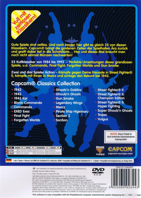 Capcom Classics Collection - Dos