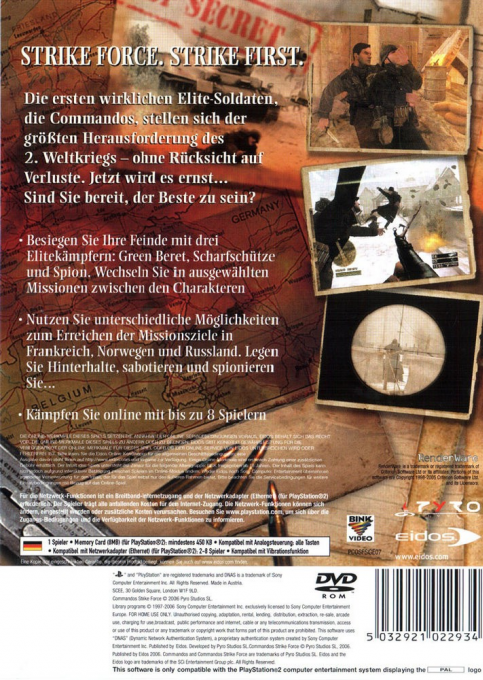 Commandos Strike Force - Dos