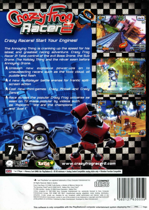 Crazy Frog Arcade Racer - Dos