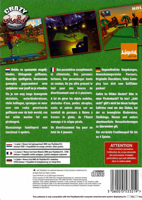 Crazy Golf - World Tour - Dos