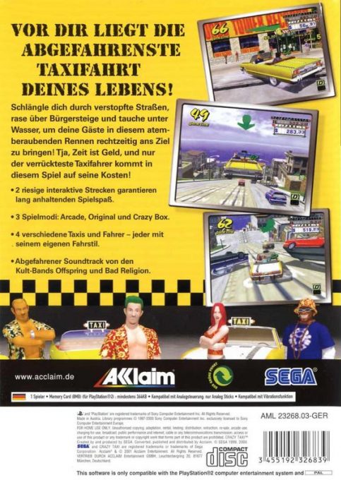 Crazy Taxi dos